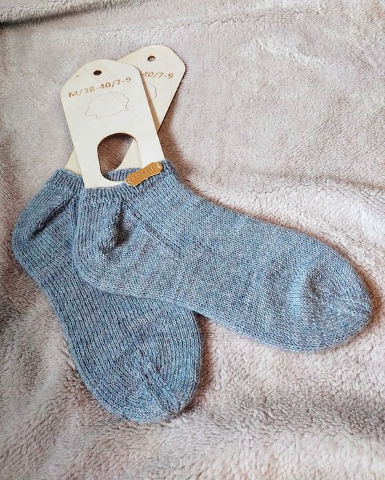 Skarpety wełniane ręcznie robione rozm. 38-40