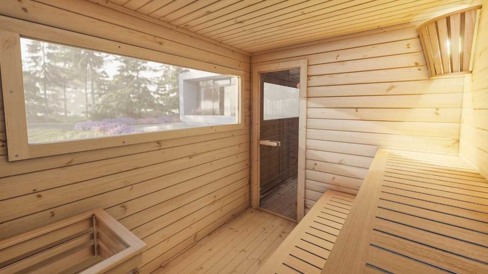 Sauna Ogrodowa Zewnętrzna MegS06 - 350 x 200 cm