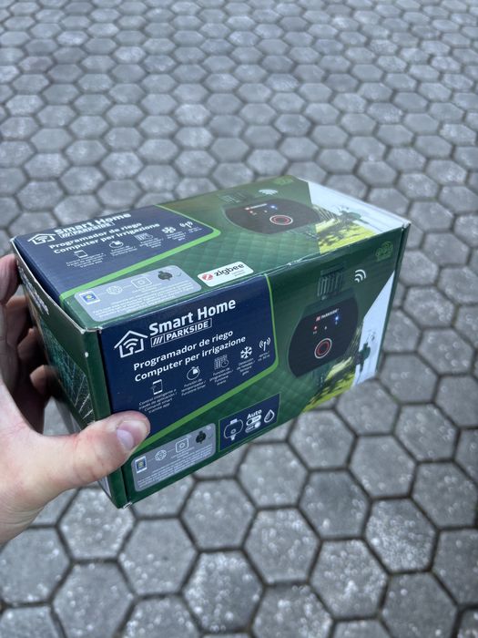 Programador de Rega Inteligente Lidl Parkside Smart Home Zigbee (Novo/Selado)