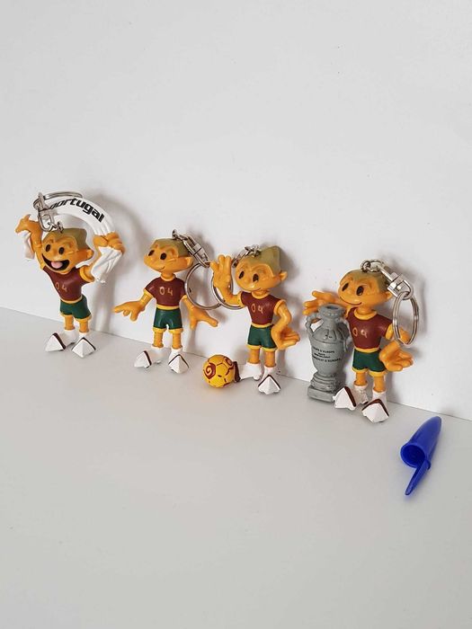 Porta-chaves - Kinas EURO 2004 (6 cm) - Coleção completa