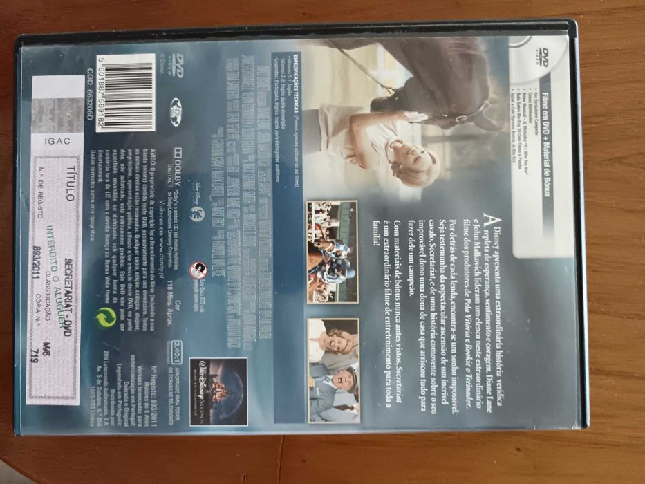 filme dvd original - secretariat