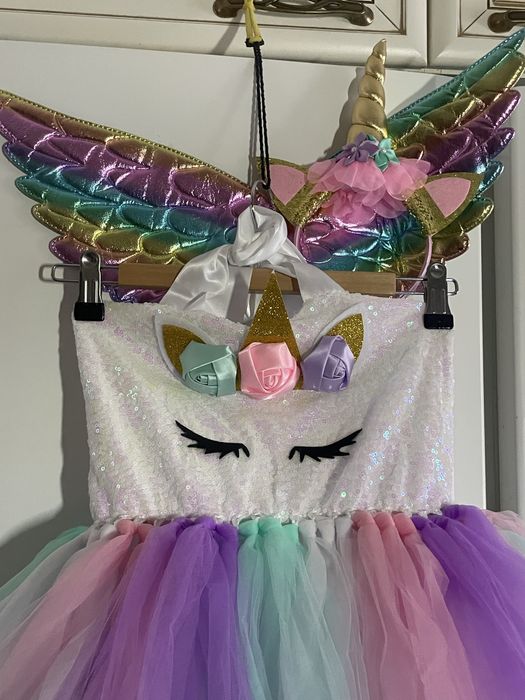 Новогоднее платье Единорожка новое