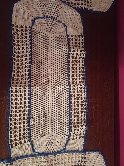 3 conjuntos de panos de renda feitos à mão, novos