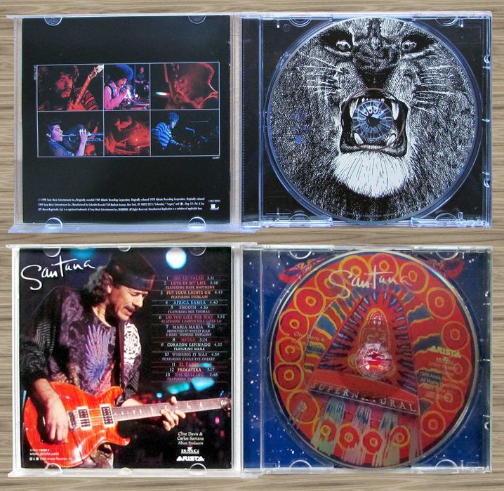 CD Santana/BST/R. Stones/Jagger/Who/Kansas/Lukather/Ford/Bon Jovi