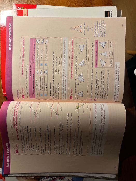 Manual e livro de atividades Matemática em ação 7