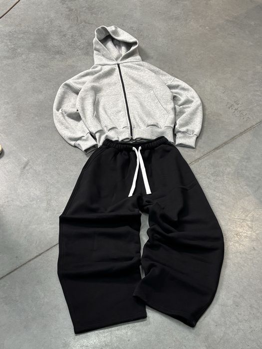 Широкі сірі спортивні штани baggy бегги широкие штаны свитпентс