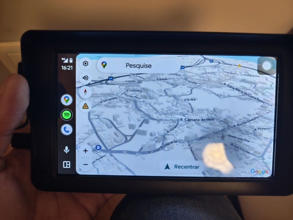 Android Carplay com Ecrã 7 Polegadas