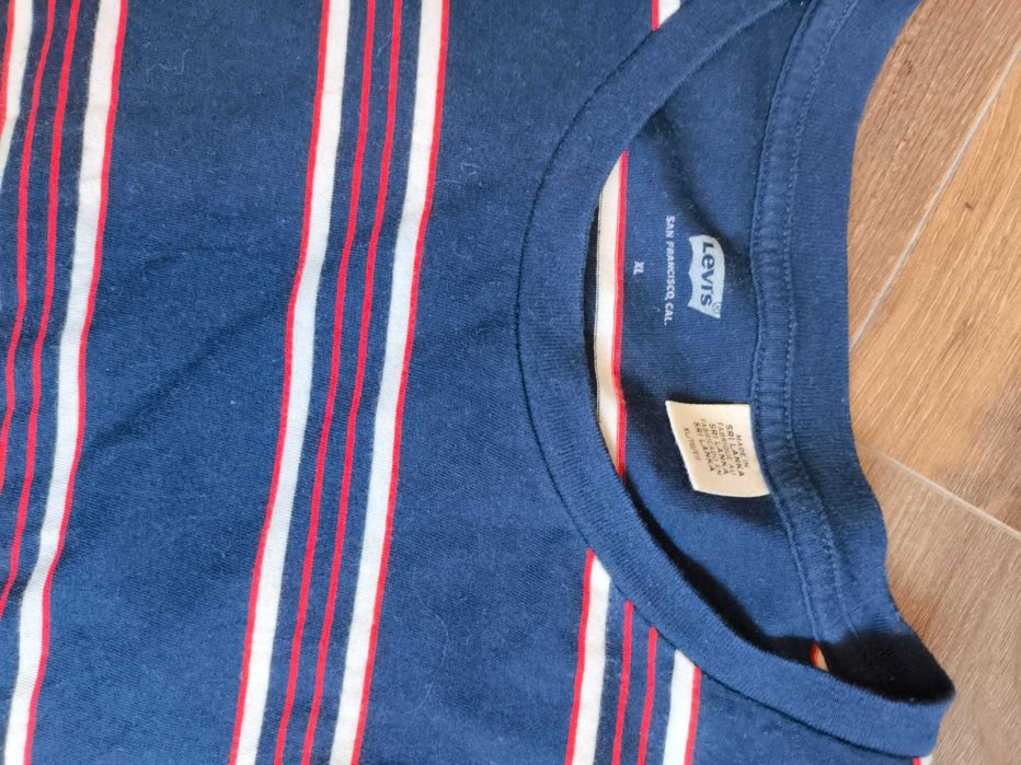 Levi’s T-shirt Stripes L XL bez metek jak nowy TK MAXX