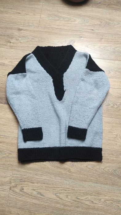 Męski sweter wełniany L