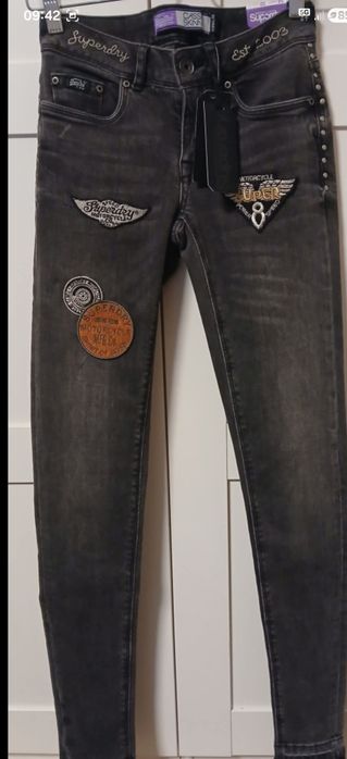 Spodnie jeansowe Superdry