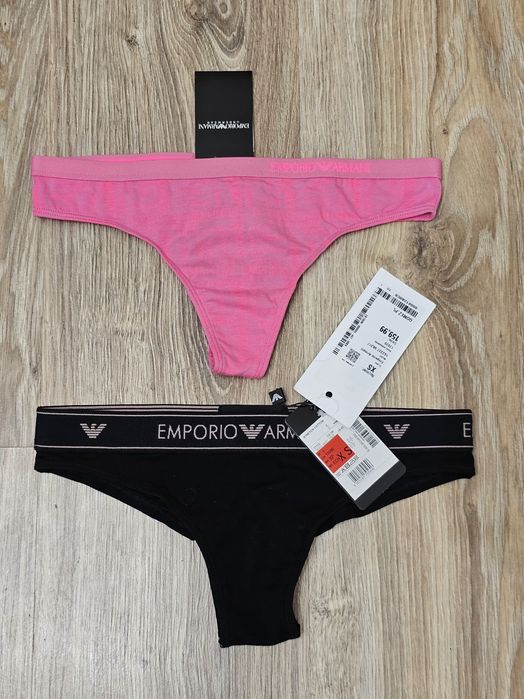 Majtki stringi kors czarne komplet Arnani xs