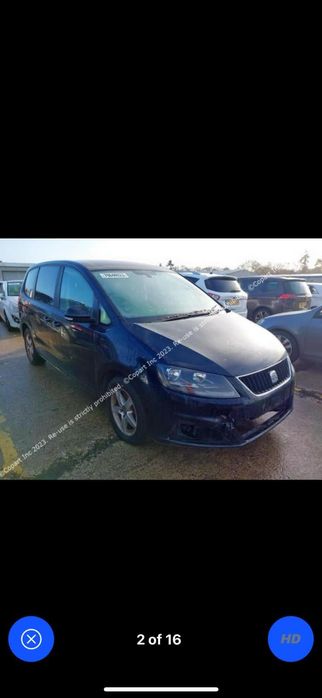 Запчасти Запчастини Розборка Seat Alhambra 7N Сеат 2012 Капот Бампер