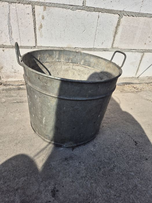Garnek Kocioł wiadro ocynk III