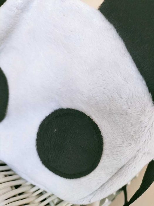 Pluszowa TOREBKA dla Dziecka na ramię, zamek MIŚ PANDA
