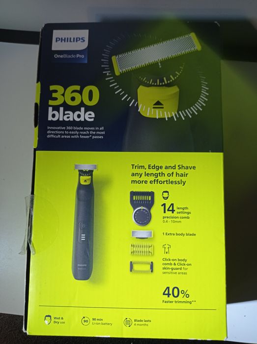 PHILIPS OneBlade c лезвием 360.