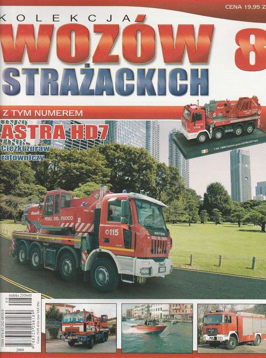 Wóz strażacki Camion-grue ASTRA HD7, 1:64, AMERCOM