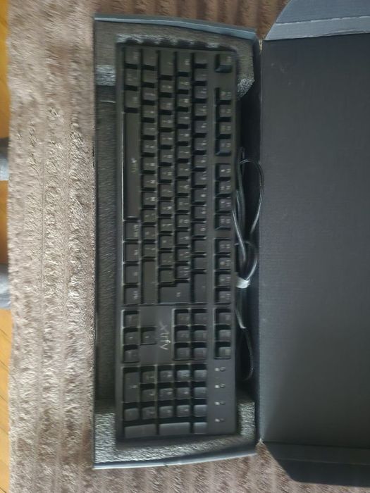 Механічна клавіатура Xtrfy K4 RGB (Red Switch, UKR/RU, Black)