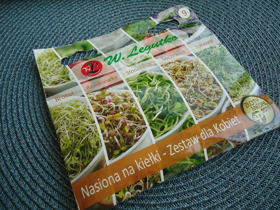 nasiona na kiełki zestaw dla kobiet