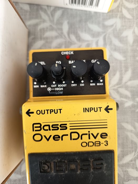 Boss Overdrive para baixo.