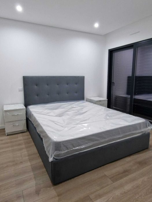 Camas De Casal Estofadas Top Luxo 199€ Disp Em Várias Cores! 190x140m!