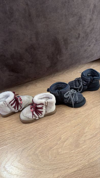 Дитячі чобітки, черевички для дівчинки zara, 25 р
