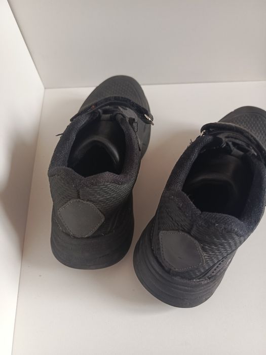 Черные кроссовки на липучке ЭКО кожа 34 размер для мальчика