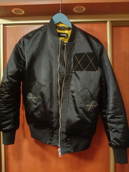 Diesel J-WEST LACE UP MA-1 (Чорний бомбер)