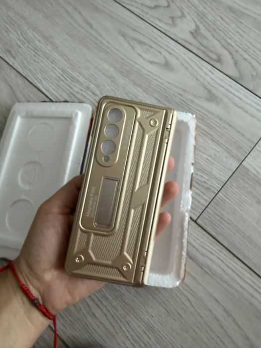 Miimall Etui do Samsung Galaxy Z Fold 2 z ochroną zawiasów, magnetyczne etui