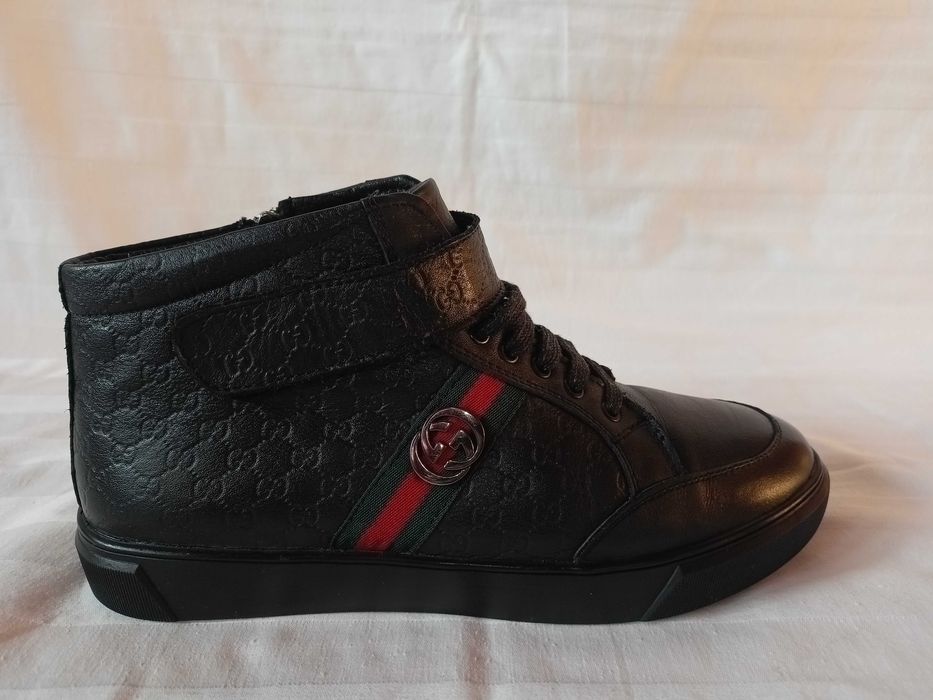 Gucci roz, 41 - dł. wkł. 26 cm - skó,ra - super stan