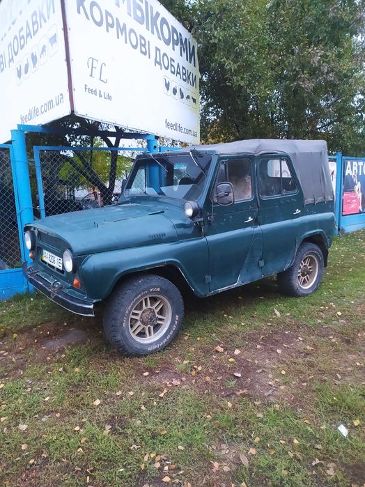 Уаз 469 на дисках мосты военные