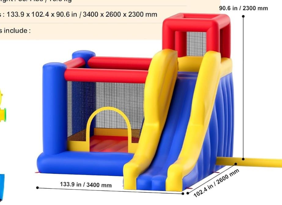 Insuflável para crianças