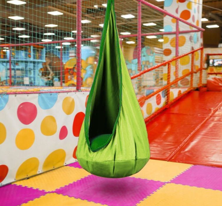 Huśtawka Ogrodowa Domowa Hamak + Koc 130x160 Fotel Kokon Kosz Wiszący