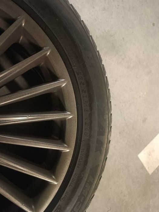 Felgi Aluminiowe 18" AUDI + Opony Zimowe Bridgestone Blizzak