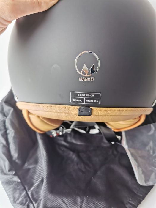 Capacete de mota MARKO Homologado