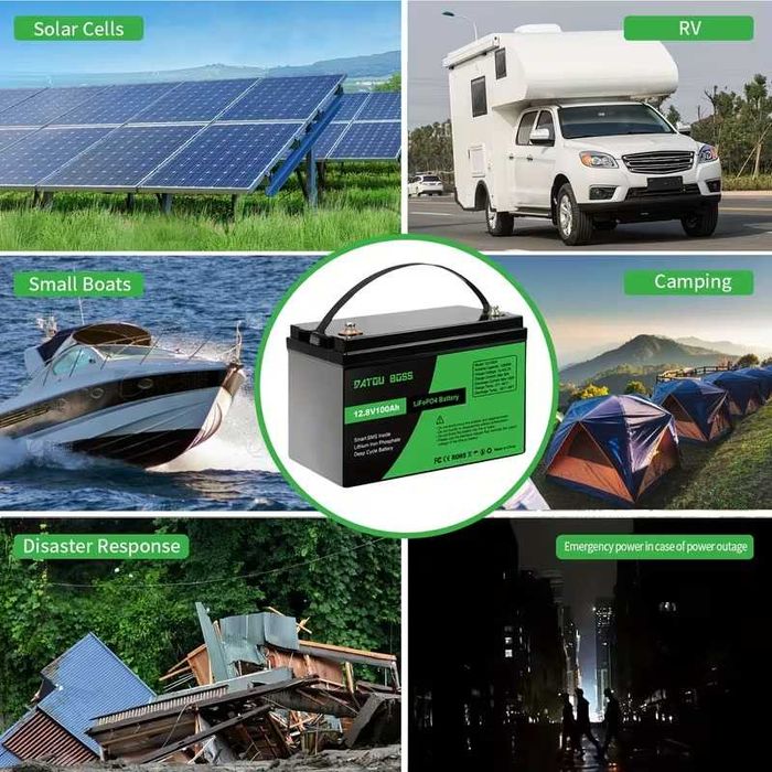 Акумулятор літій LiFePO4 12V 100Ah з BMS / аккумулятор lifepo4 сборка