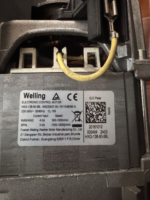 Motor Maquina Lavar Indesit EWE 71252 W EU 1200