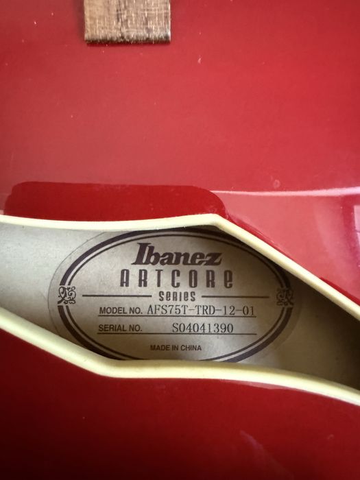 Gitara hollow body Ibanez AFS75T TRD 12-01 z futerałem RockCase
