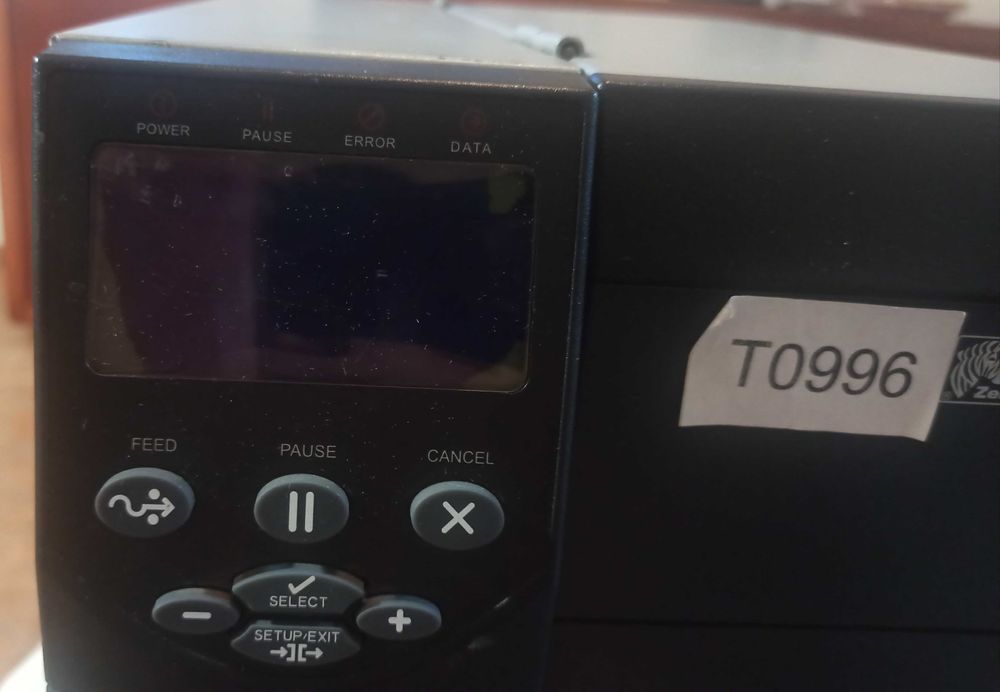 Impressora zebra Zm400 para peças - ref. T0996