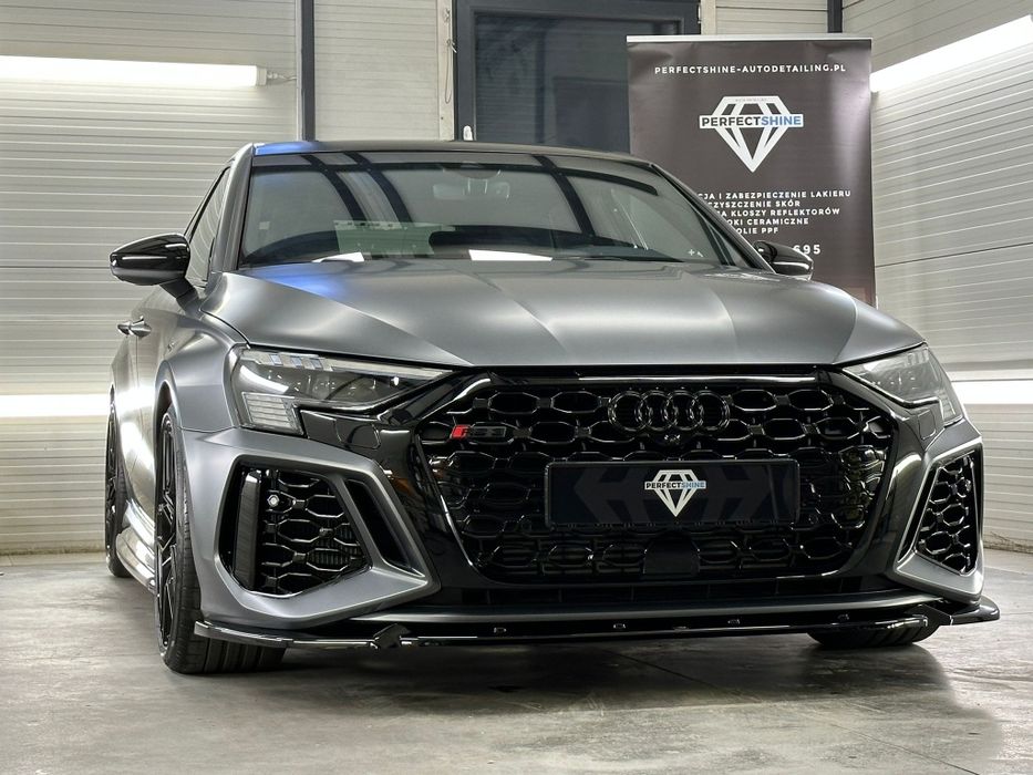 Audi RS3 2023 Salon Polska Konfiguracja 430 tyś Bezwypadkowy -VAT 23%