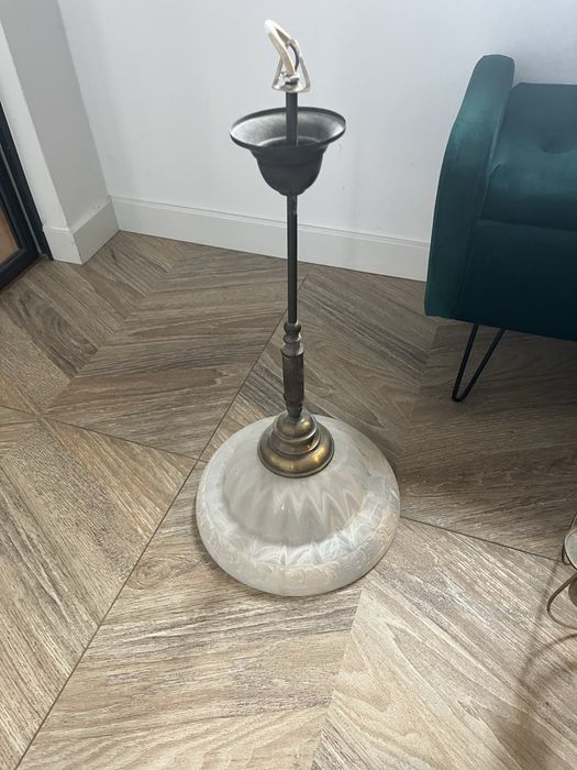 Lampa sufitowa, mosiądz,