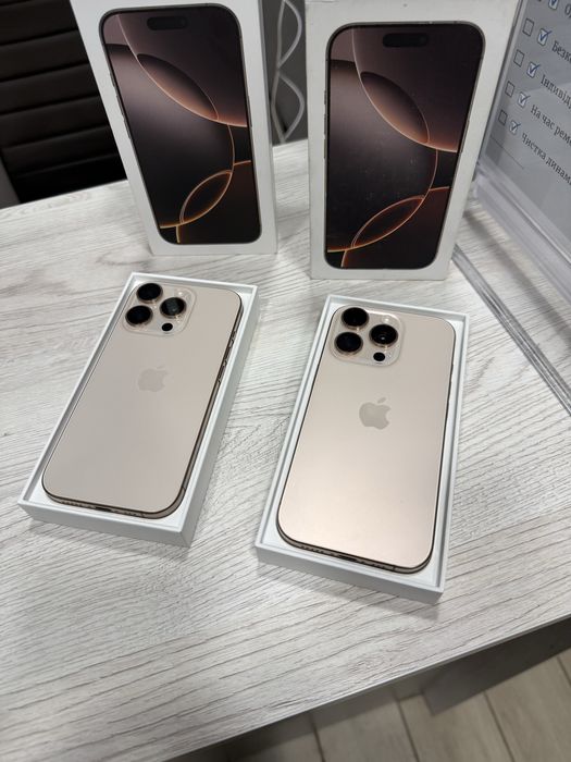 New Open Iphone 16 pro 128gb desert titanium,