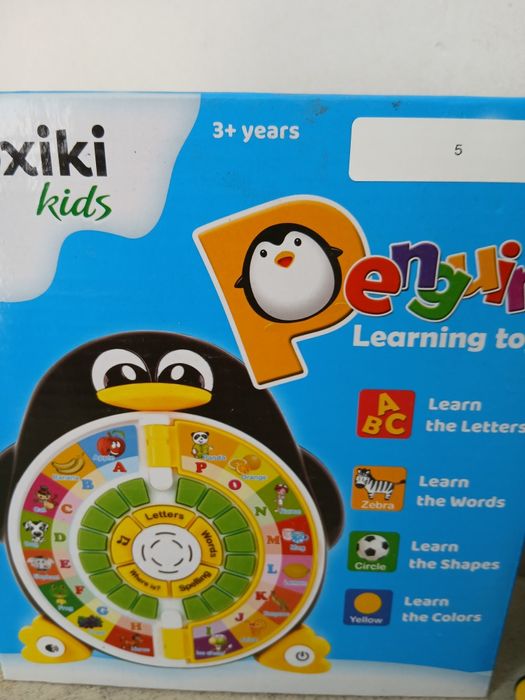 Zabawka edukacyjna do nauki angielskiego pingwin 3+