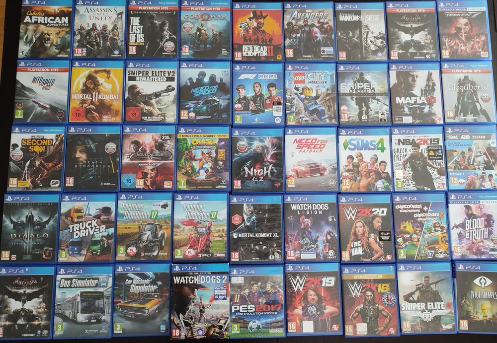 Gra Ps4 Gry PlayStation 4 LEGO Sniper Diablo GOW Farming Simulator Hit
