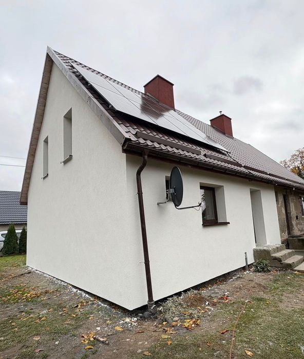 Ocieplenie domu • Elewacja • Styropian, Tynk | Warmińsko-Mazurskie