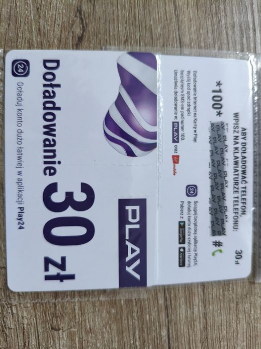 Doładowanie play 30 kod doładowujący