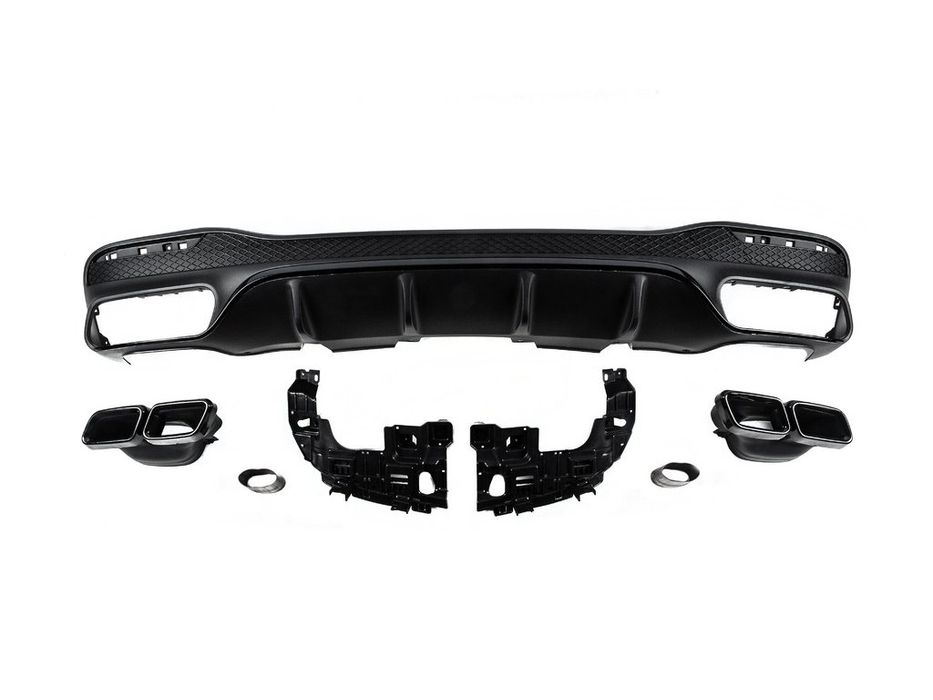Mercedes GLE/ML сlass W166 Задній дифузор для GLE дизайн GLE63 Black