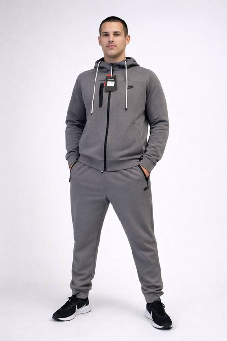 Чоловічий весняний костюм Nike з натуральної бавовни (Doubleface)