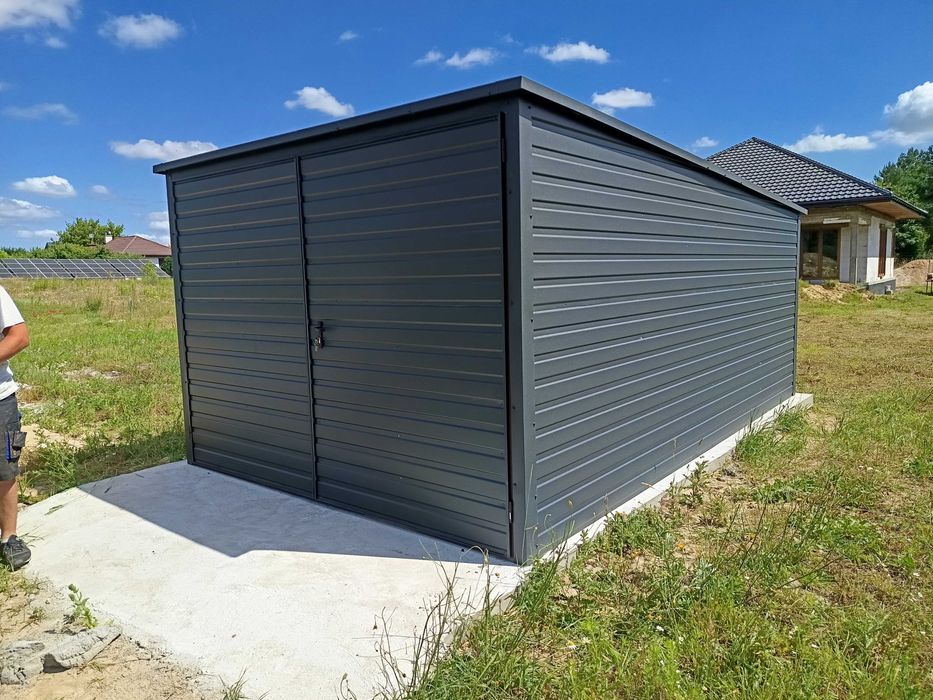 garaż blaszany 3x5 garaz blaszak garaże blaszaki 4x5 5x3 5x7 7x5 kolor