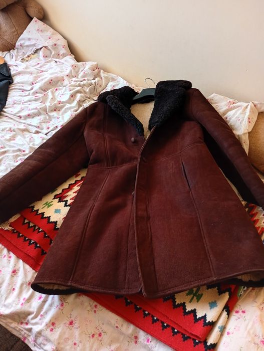 Męski kożuch zimowy