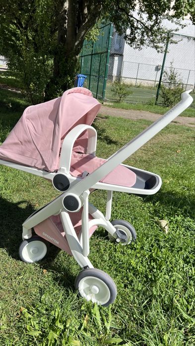 Прогулянкова коляска Greentom Upp Reversible шасі White Blossom